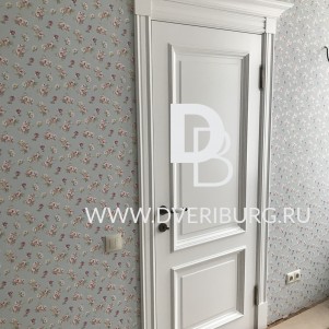 Межкомнатная дверь Е3 в белом цвете